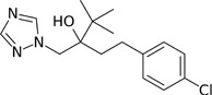 Тебуконазол - структурная формула